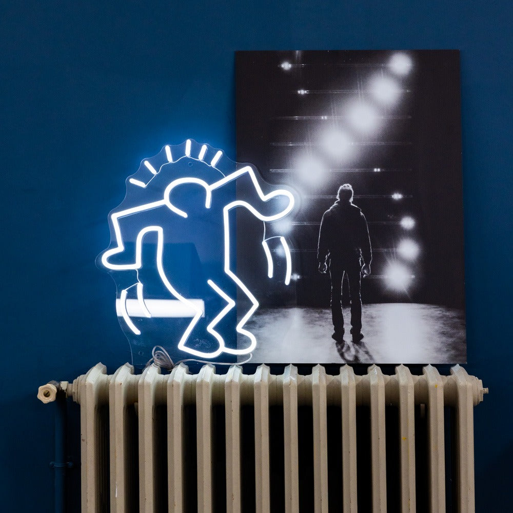 Dancing Man, YP x Keith Haring, signe en néon LED